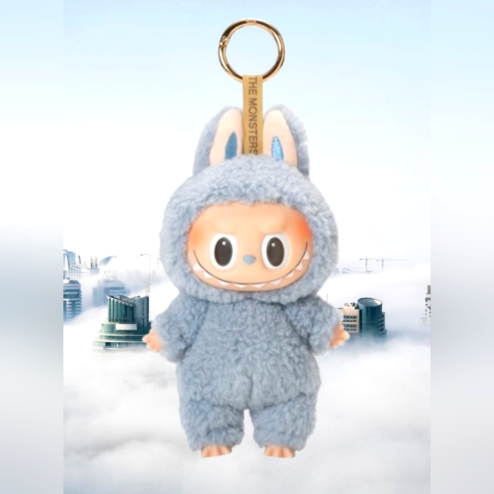*AUTHENTIC Pop Mart Labubu Macaron Bag/Backpack Charm - Sea Salt Coconut